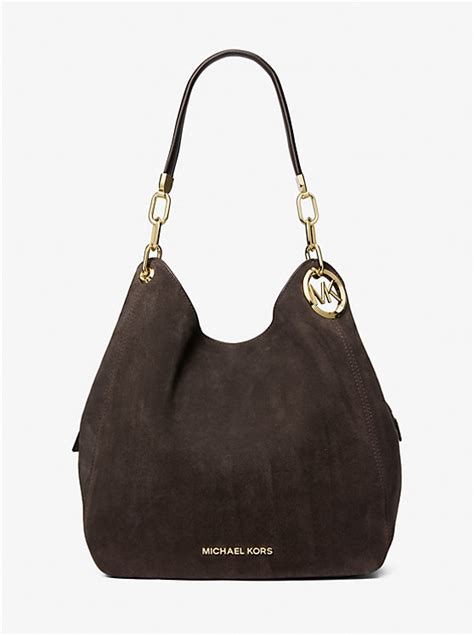 michael kors lillie handbag|michael kors suede purse.